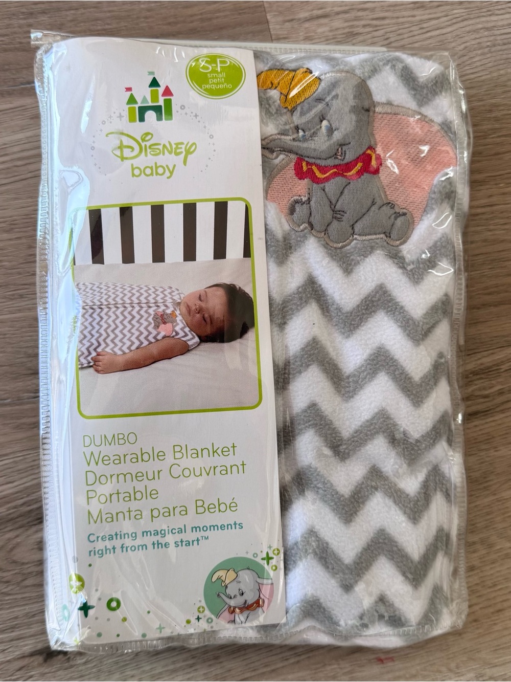 Disney Baby Gray Dumbo Wearable Blanket